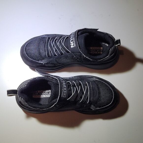 SKECHERS GO RUN KIDS SNEAKERS WITH VELCRO STRAP CLOSURE - Picture 9 of 15